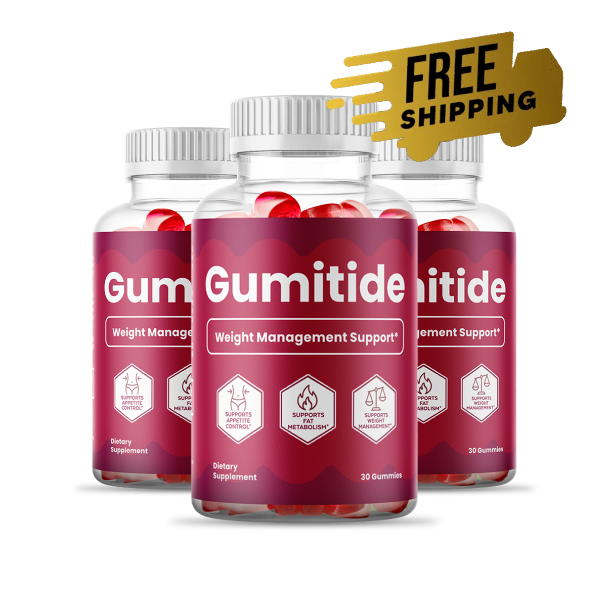 Gumitide  3 bottles